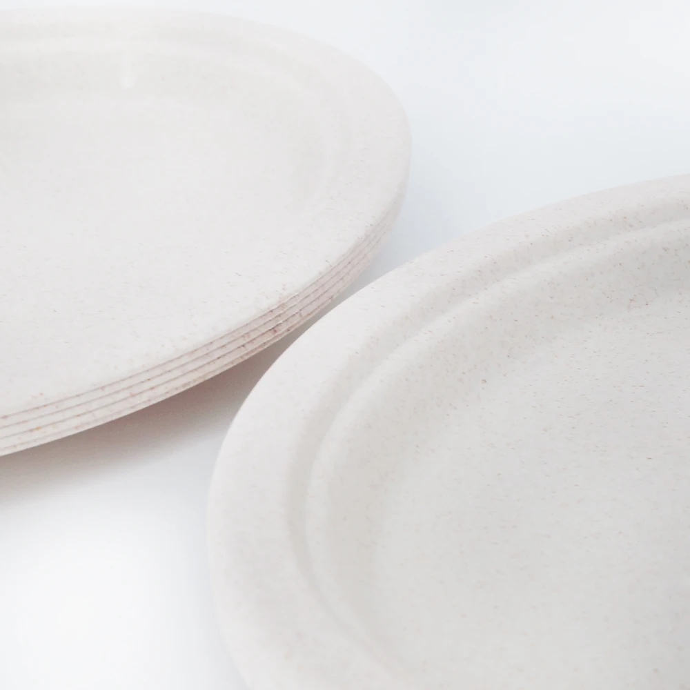 Disposable plastic heat-resistant picnic fruit plates household plates tableware cake plates wholesale