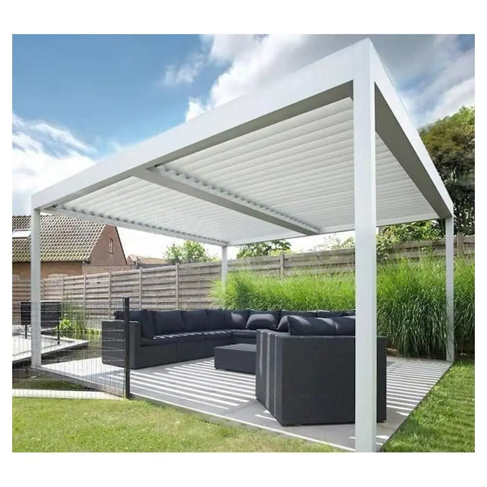 Prima Iron Gazebo Black Sun Shade Folding Gazebo 12 X 10 Gazebo