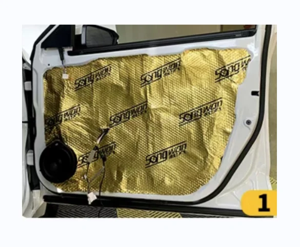 Hot Selling Aluminium Foil Noise Insulation Butyl Material Car Soundproof Damping Sheet Sound Deadening