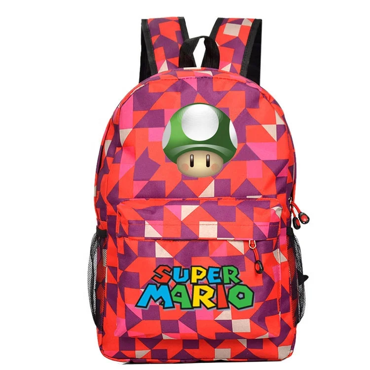 Wholesale back to school students boys fashion super mario backpack escuela game super mario mochila bolsa