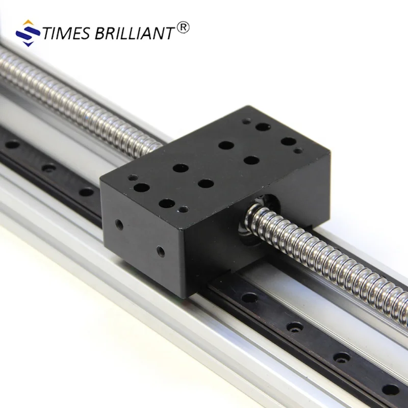 China customized 80mm width 200mm effective length  linear motion actuators guide rail for horizontal and vertical movement