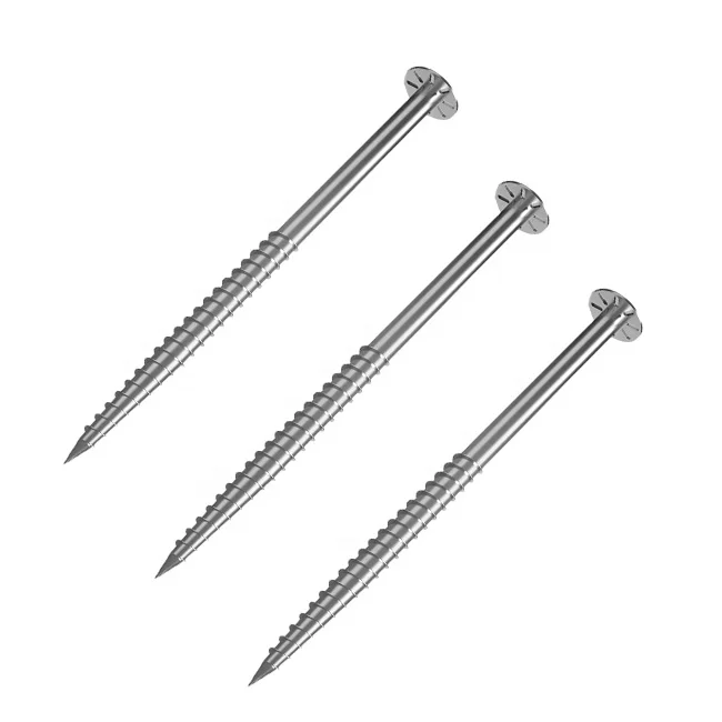 Оцинкованные спиральные заземляющие Якорные сваи, винты для почвы