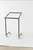 Sturdy Sanitary Dustbin With Wheels  Steel Garbage Bag Rack Metal Waste Bin Stand Holder