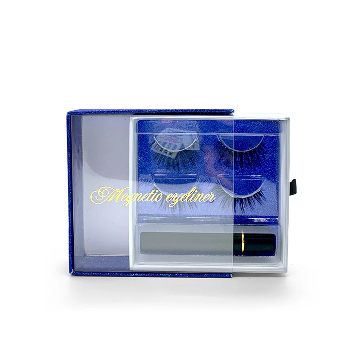  SY Lashes Shuying Заводская подводка для глаз под заказ магнитные Eeyelashes 2 пары в магнитной подарочной