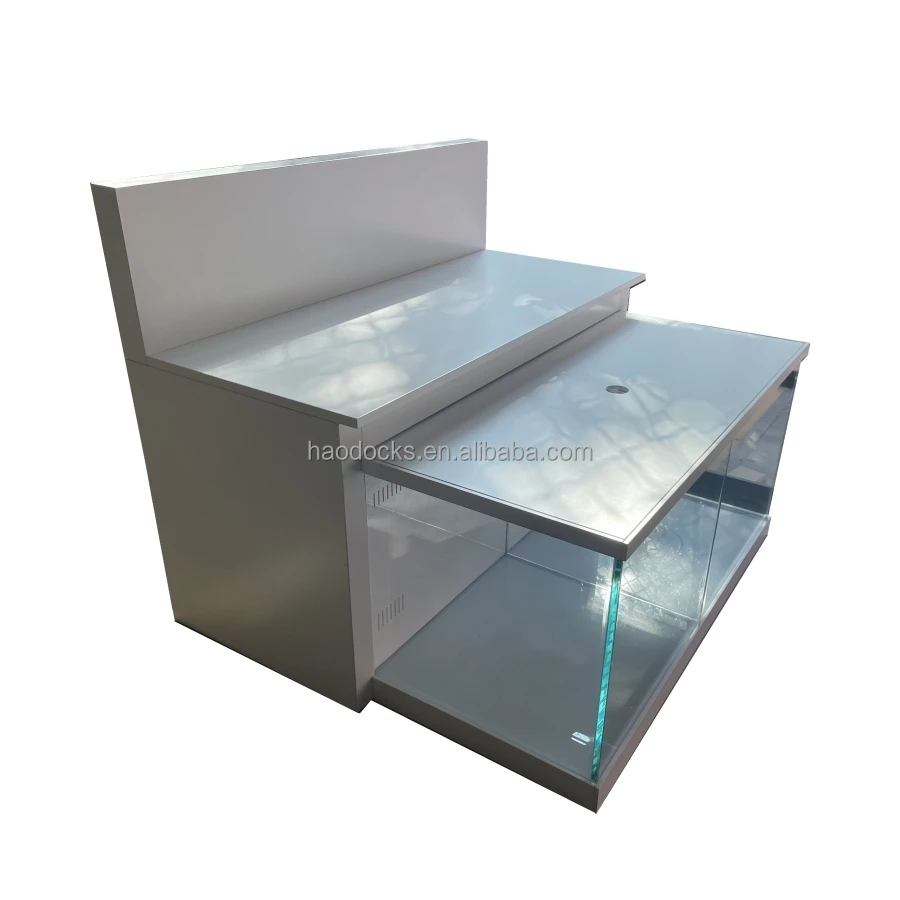 Special made fish tank aquarium for doctor fish spa pedicure purpose