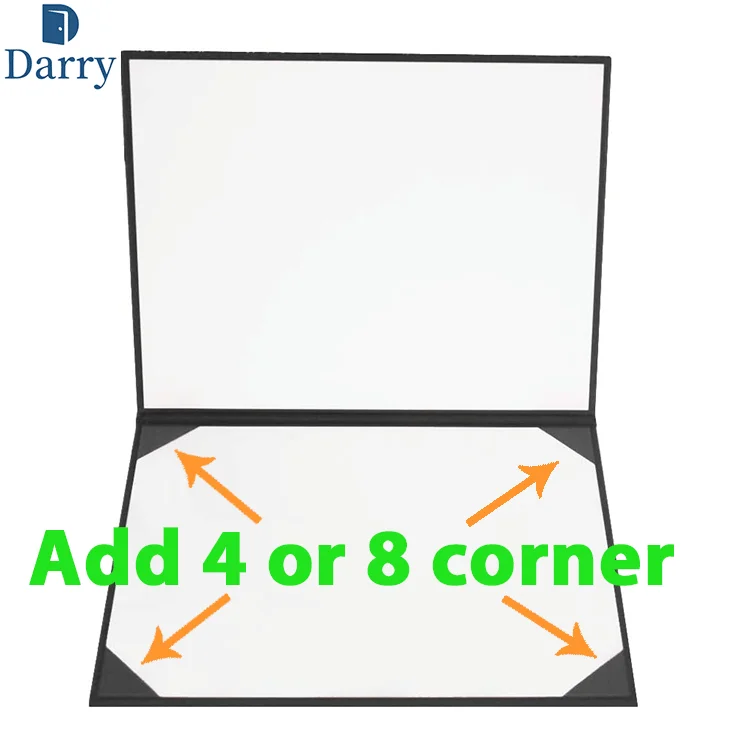 Custom Logo Leather  Document Holder University  Diploma Cover Graduation Certificate Holders