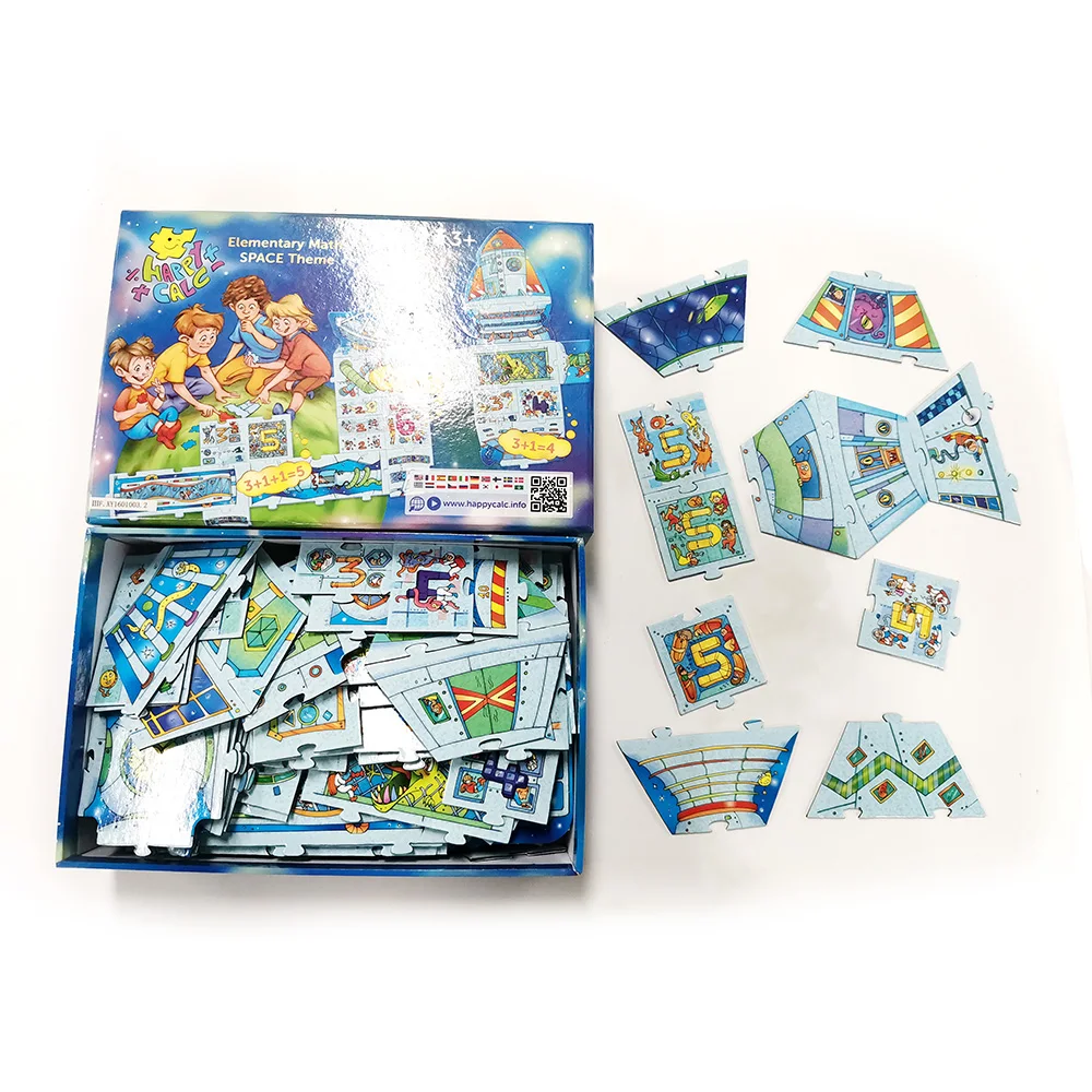 Оптовая продажа от производителя, индивидуальный Печатный картонный пазл-головоломка, 1000 шт., сублимационная книга