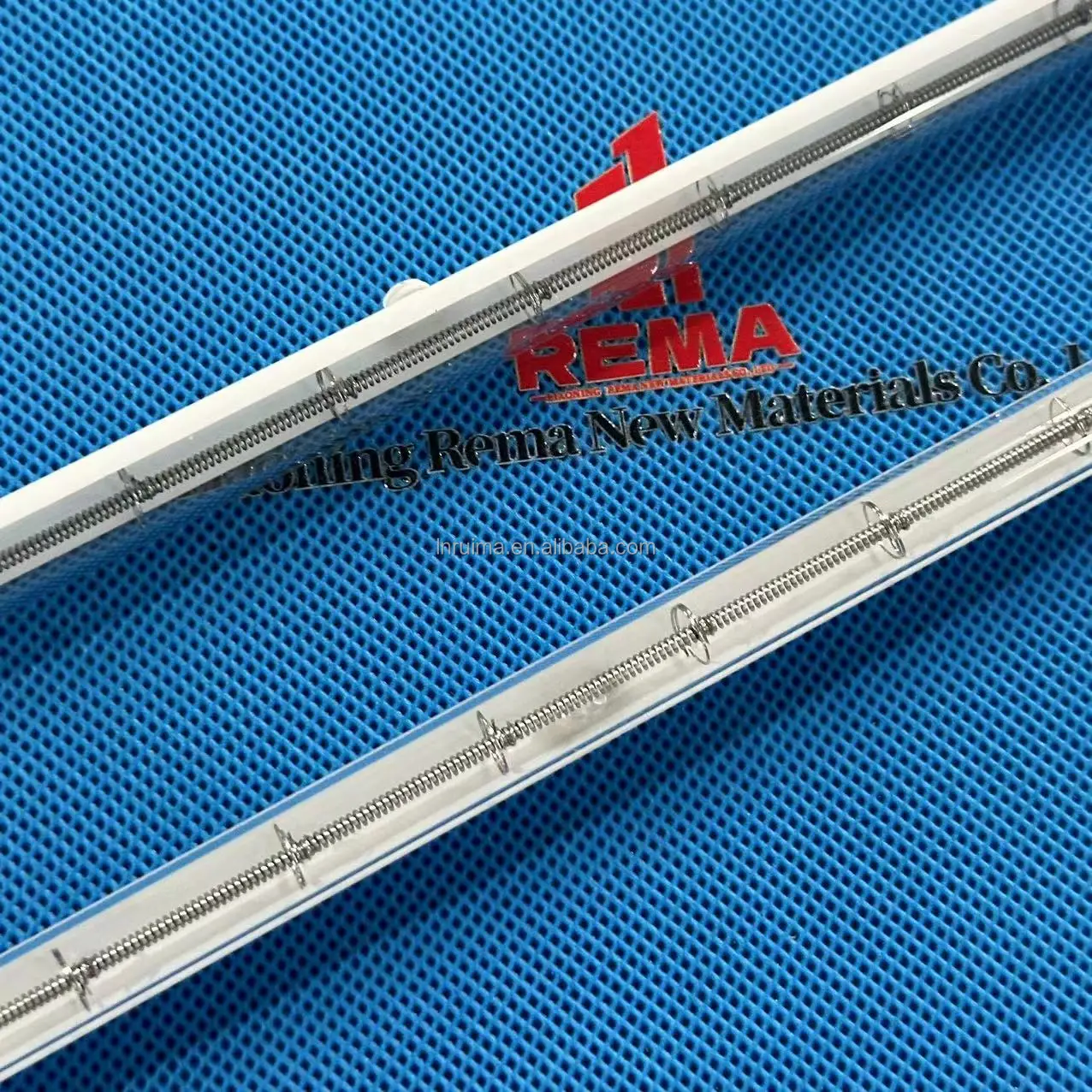 REMA 380mm 110V 1500W Bare Wire Halogen Heating Lamp Infrared Quartz Heat Ir Lamps For Molding Machines