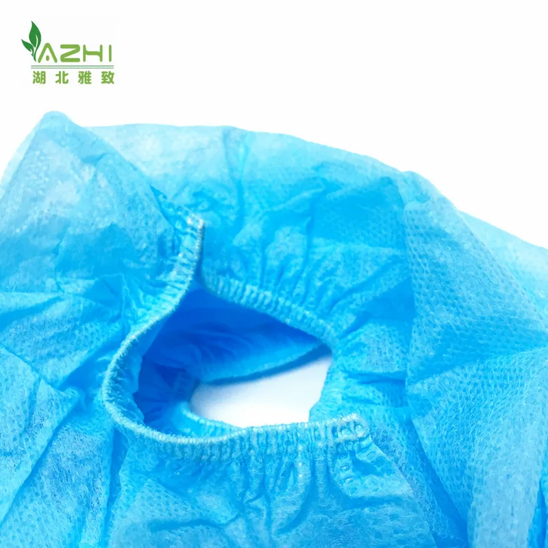 xiantao manufacturer disposable blue pp sleeve cover with elastic for food industry/cleaning room