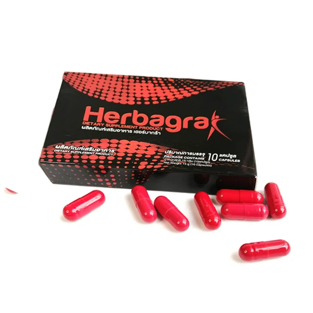 Herbagra Gold Nutrition capsules: professional dietary supplement brand, 10 capsules per box