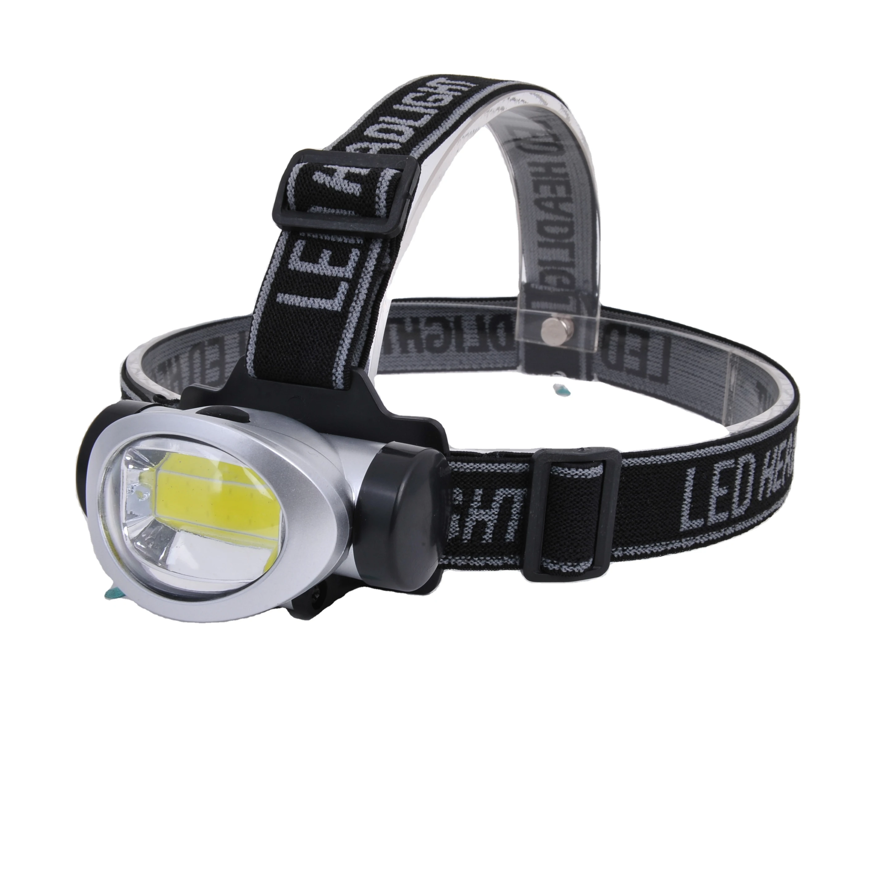 Хит продаж 3 режима миниатюрный водонепроницаемый налобный фонарь cob мощный спортивный яркий Головной для бега с батареей * AAA