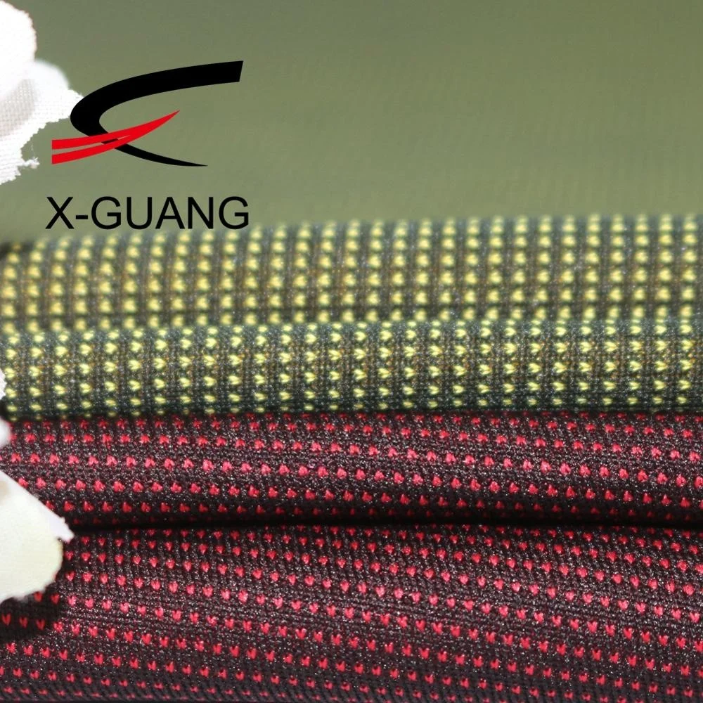 Влагоотводящая сухая посадка, перерабатываемая пластиковая Спортивная сотовая сетка, спортивная вязаная спортивная ткань для спортивного ношения