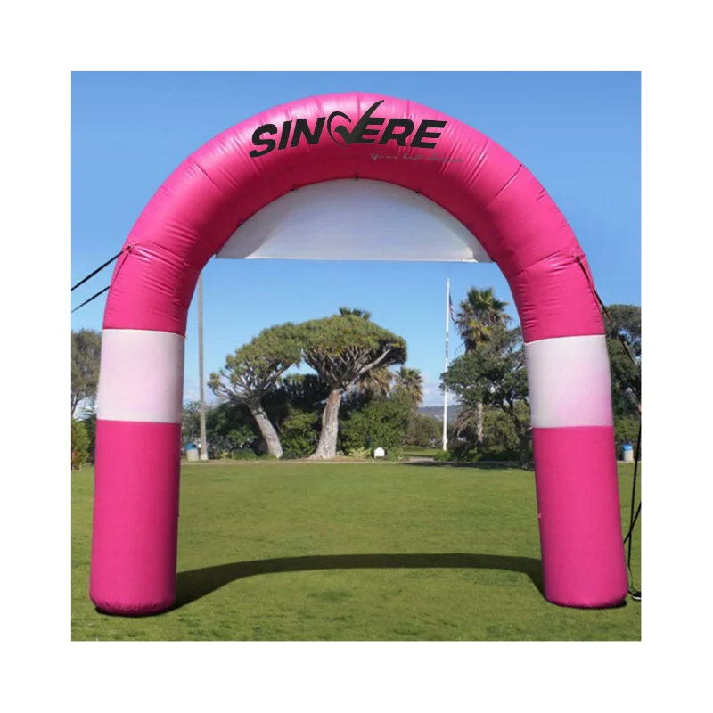Custom Inflatable Arch Price Model Advertising Inflatable Race Start Finish Line Arch Archway  For Sport Events