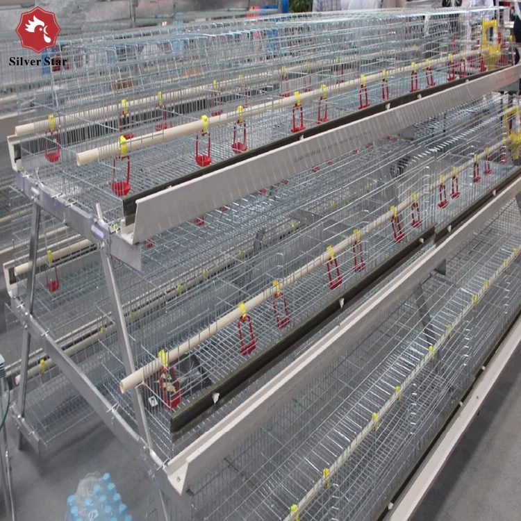 Automatic nipple drinker chicken broiler cage broiler battery cage for growing baby chicks