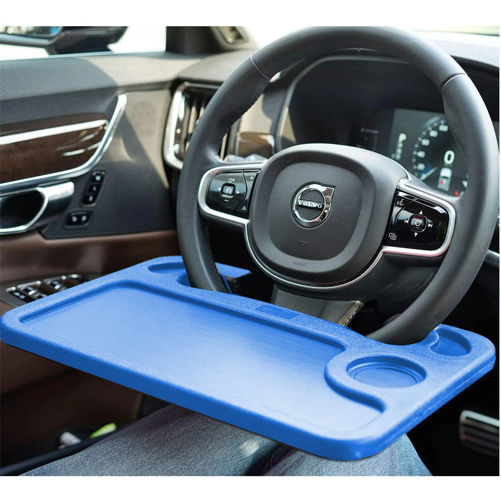 Car Travel Table, Travelers Food Eating Hook On Car Steering Wheel Tray