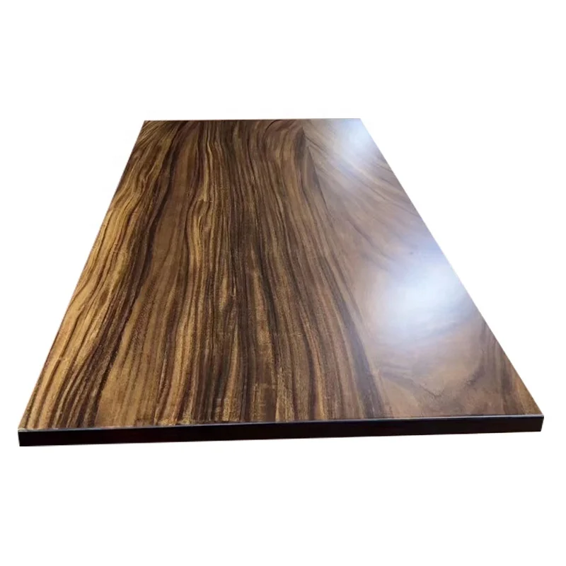 Solid Wood Countertop Kitchen Island Top UV Finish Walnut Wooden Table Tops Waterproof Hotel Dining south American Walnut Stock