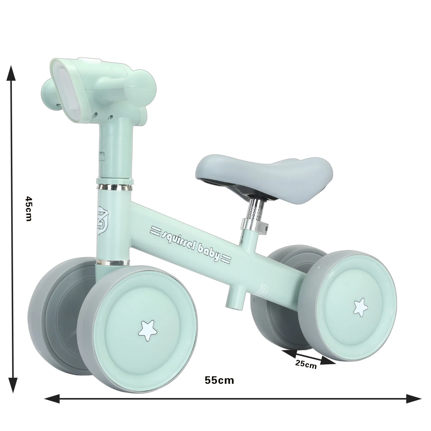 2023 New design balance mini kick bike kids ride on car balancing baby walker With music