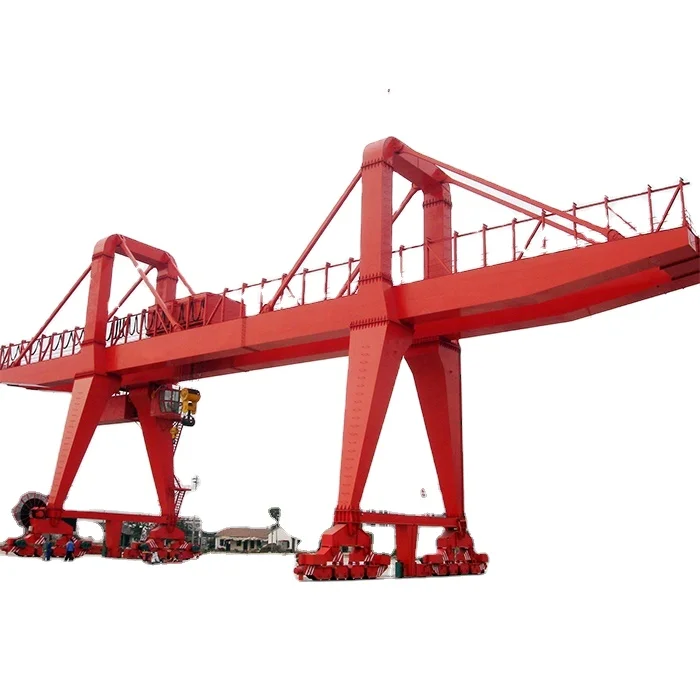 Double girder gantry crane MG model winch trolley CHINT brand electrics for sale