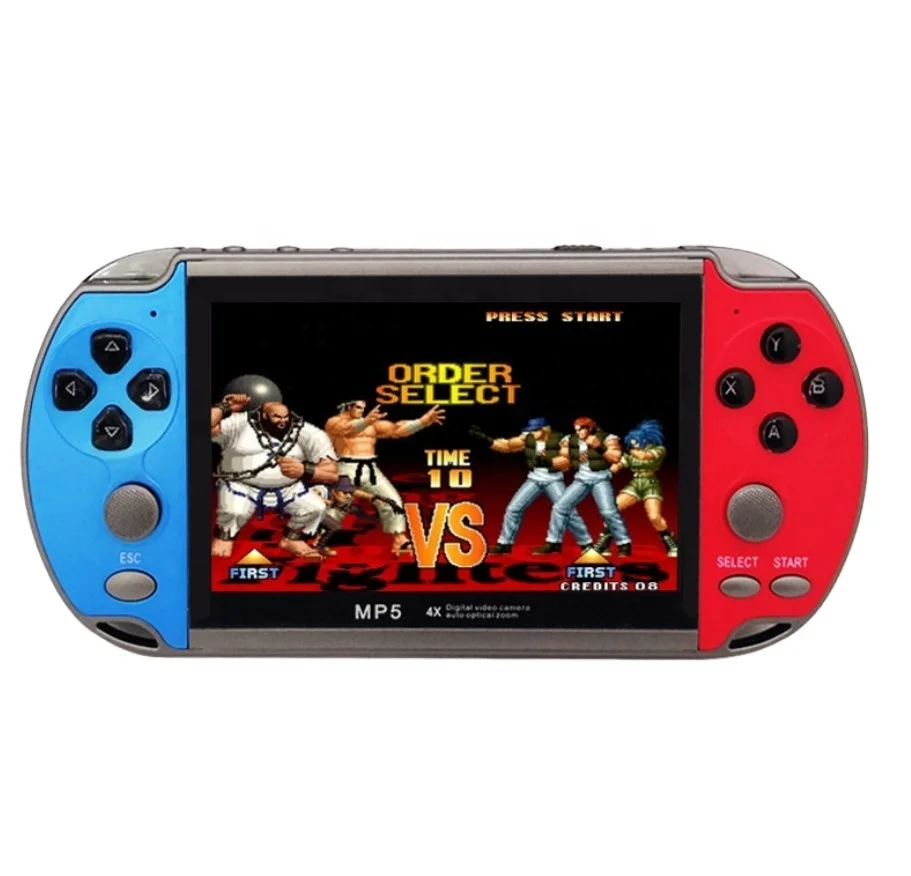 Wholesale MINI X7 Portable Retro Handheld Video Game Console Built in 8GB 4.3' 64Bit Game Player