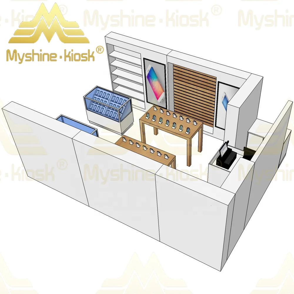 Mobile phone shop interior design for mobile phone accessories store and kiosk