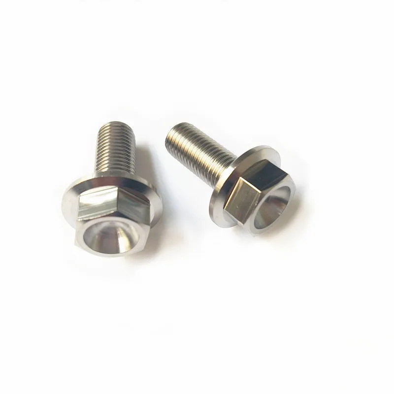 DIN6921 GR5 титановые фланцевые болты M6 * 25 мм