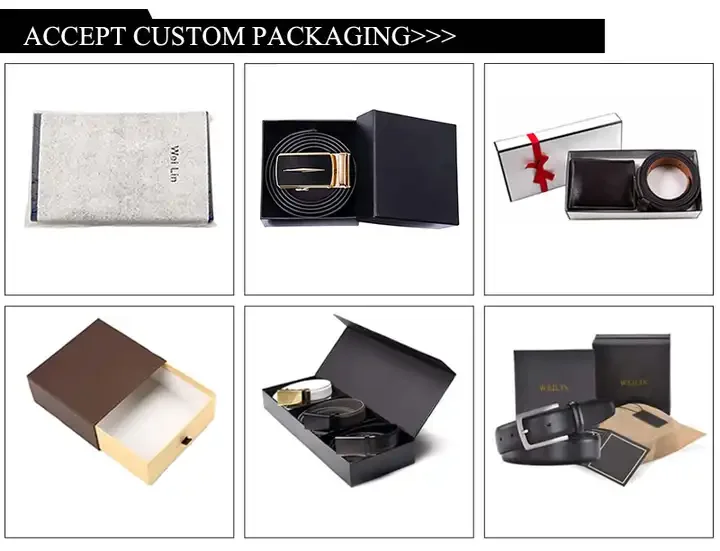 Custom LOGO Automatic Buckle Belt Genuine Leather Belts For Men Ratchet OEM Automatic Leather Belt Men