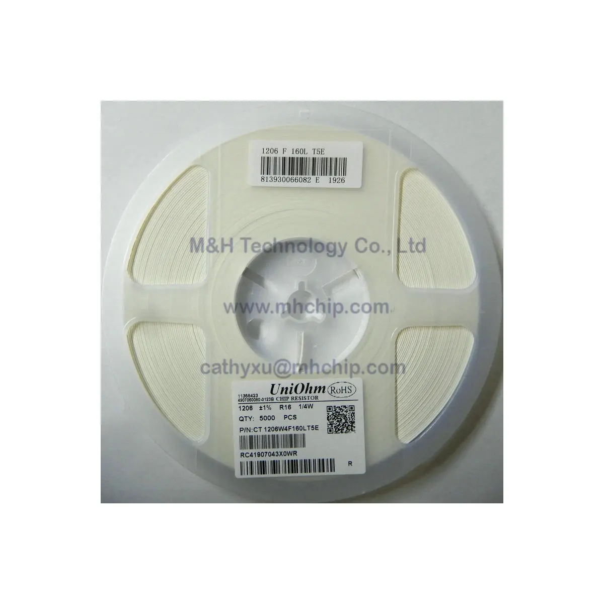 SMD resistor 1206 0.16ohm 1% 0.25W