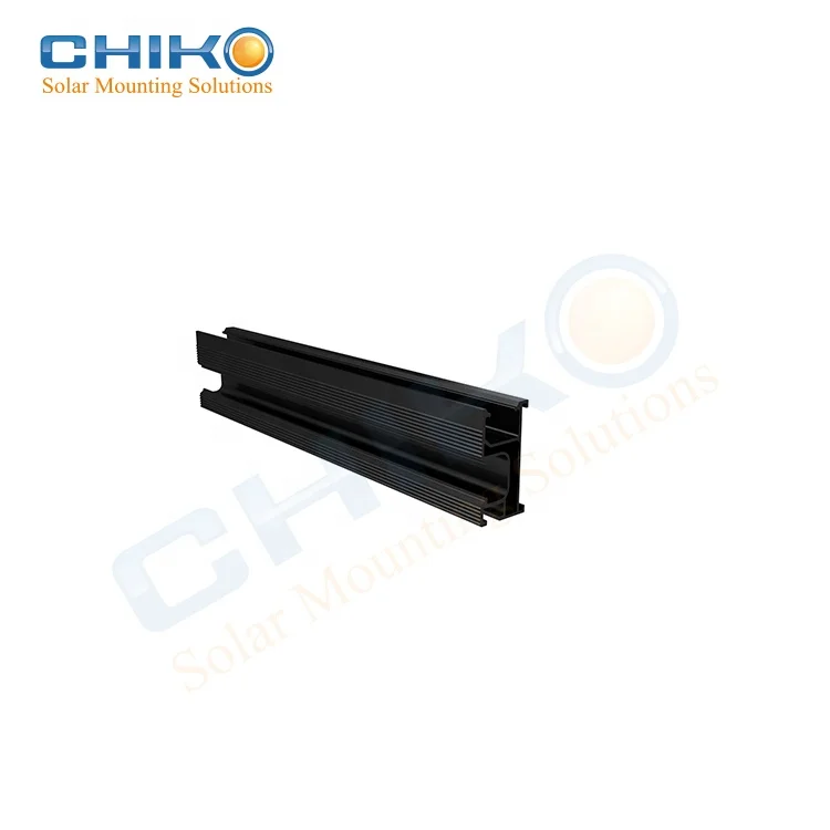 Home solar alu mounting rail / rail system 2100mm for pv module installation