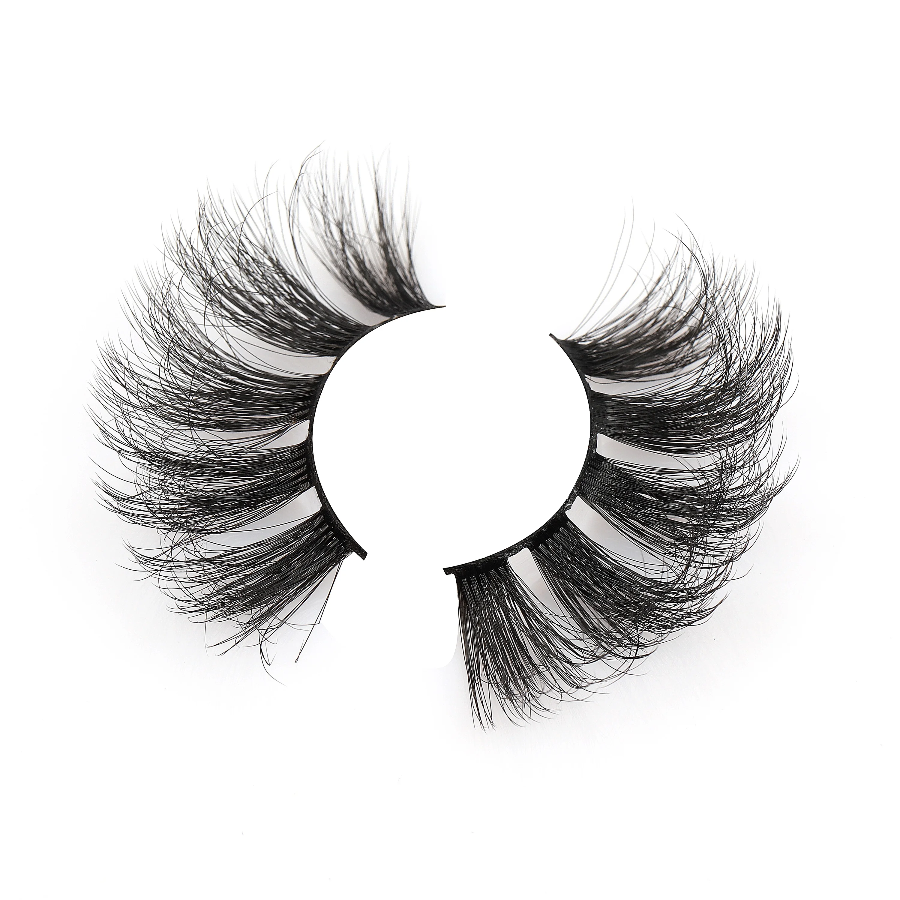 Worldbeauty custom high-end vegan eyelashes faux lashes private label box with fluffy 5d 25mm faux mink eyelashes