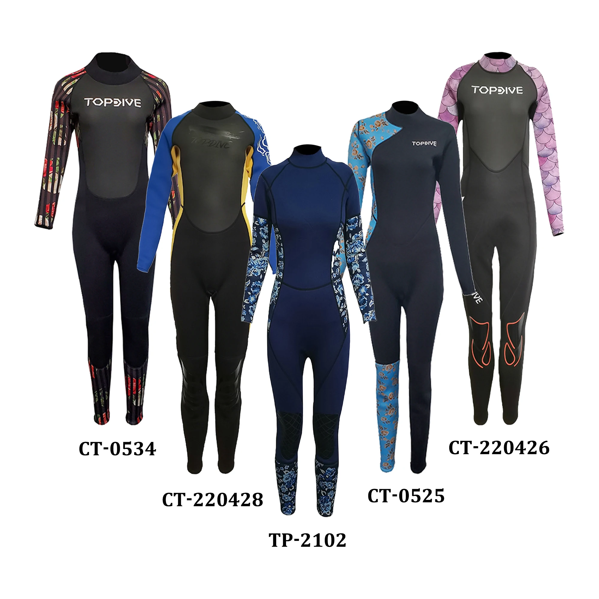 Women Full Body Dive Wetsuits 3mm Neoprene Winter Swim Surfing Snorkeling Diving Suit
