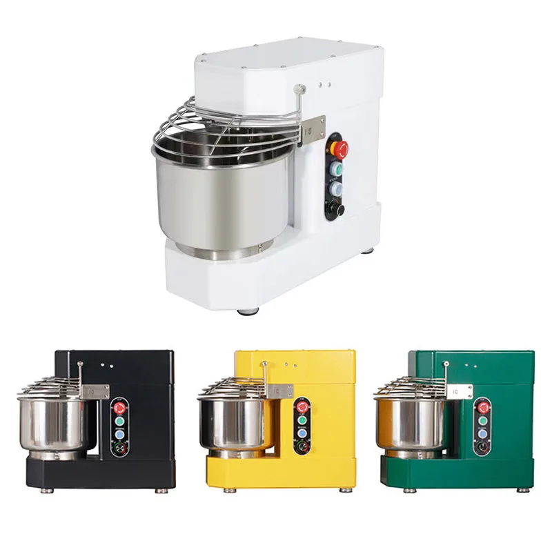 Factory Commercial Bakery Equipment Bread Making Machine Kneader Flour Spiral Dough Mixer 10L Kitchen Cake Mixers Prices