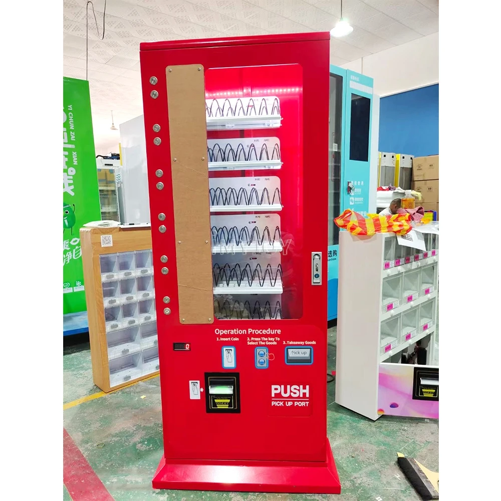 Custom guangzhou cheapest beauty touch screen snacks candy cosmetics detergent tobacco vending machine