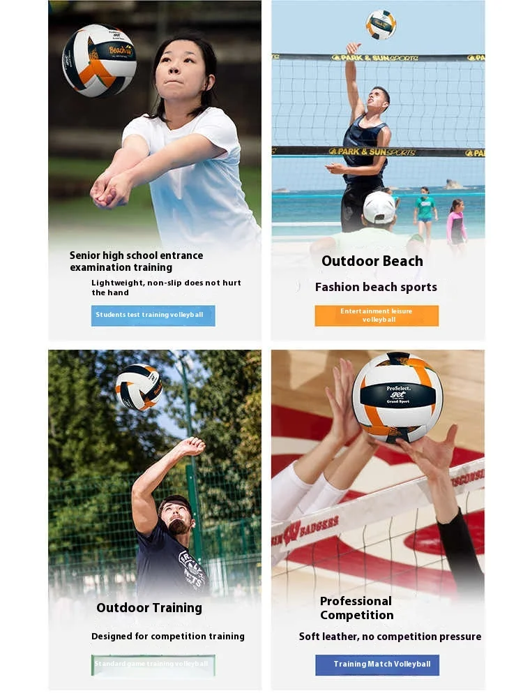 Oem Volley Ball Official Size 5 Customized Beach Volleyball Ball Pvc Pu Leather Laminated Volleyball
