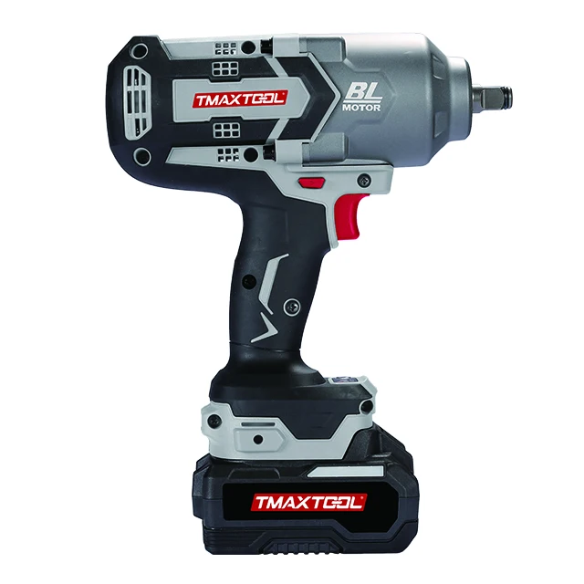 High Torque 1000N.m Spindle With Friction Ring Dismounting Nut 1/2inch Drive Heavy Duty Cordless Impact Wrench