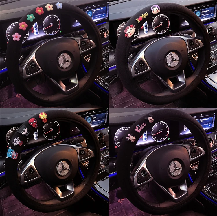 
Wholesales OEM Custom High Quality Silicone Steering Wheel Cover 