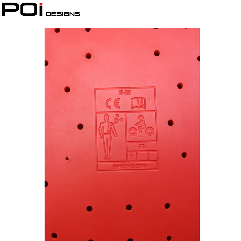 Back Protector Memory Foam CE Approved PU Protector Soft Insert PU Pad