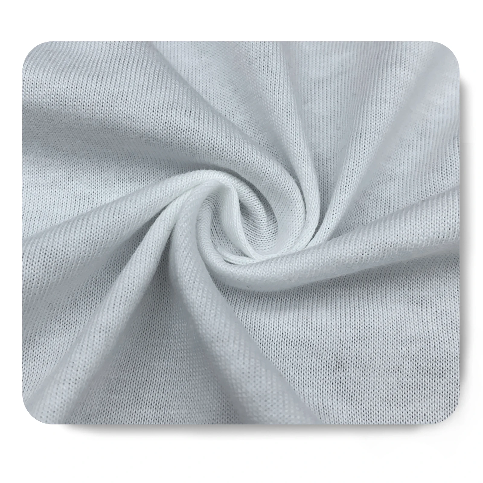 High quality custom color plain dye breathable 100% 21S cotton t shirt jersey knitted single jersey fabric