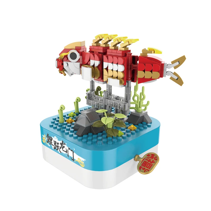 Christmas Tree Clockwork Spring High Quality Building Block Music Box