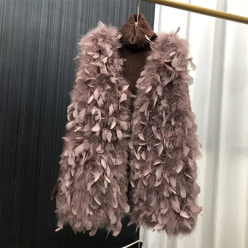 HG7693	TURKEY FEATHER VEST