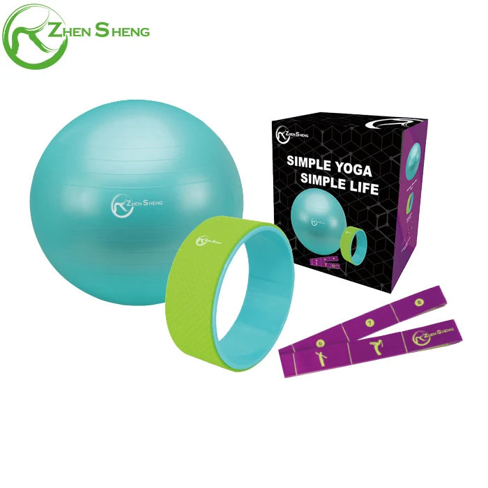 Zhensheng 2 in 1 yoga wheel roller double radian