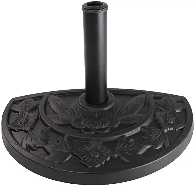 9kg Outdoor Accessories, Balcony, Terrace, Patio, Wall Half Round Parasol Base