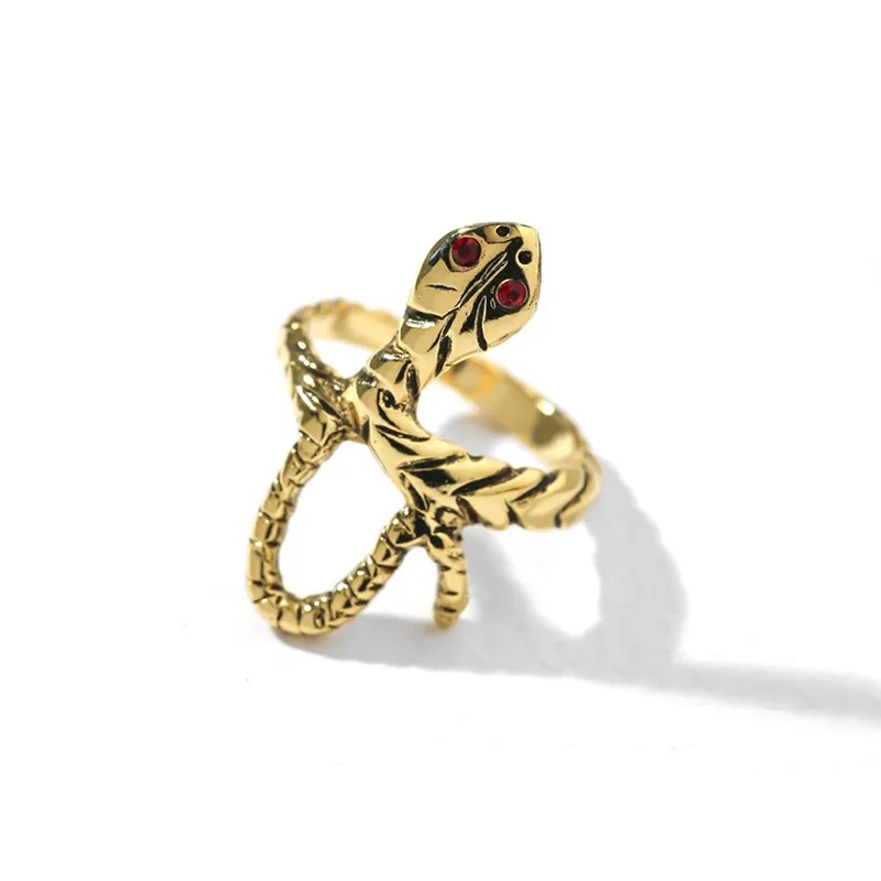 
Animal Jewelry Snake design Ring Festival and Party Jewelry rings Fashion Hip Hop finger rings for women girls 