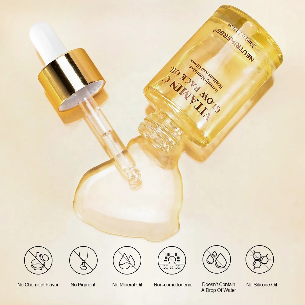 Skin Care Improve Visible Signs Aging Glow Face Oil 30 ML