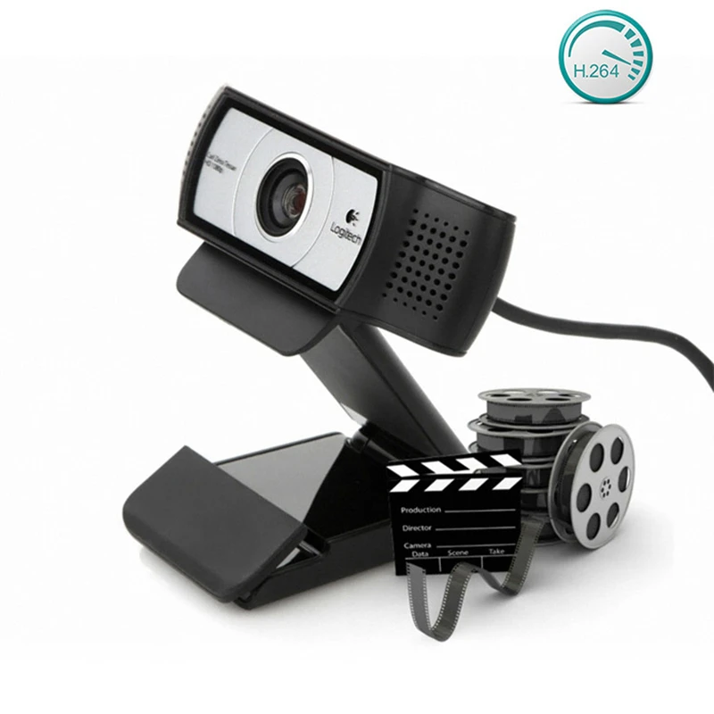  Hd 1080P качества в оригинальном морском стиле logitech веб-камеры c930c 4 раза цифровой зум экран full HD веб-камера новый дизайн