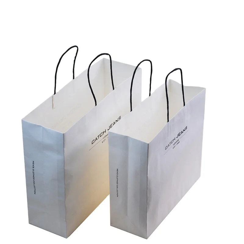Hot sell Christmas design bag gift, Christmas kraft bag Holiday gift paper bag