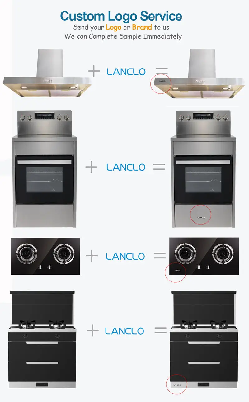 Chinese Manufacturer Newest Durable Wholesale/Custom Kitchen Hood Powerful Suction 56dB Noise Level Range Hood For Home Use