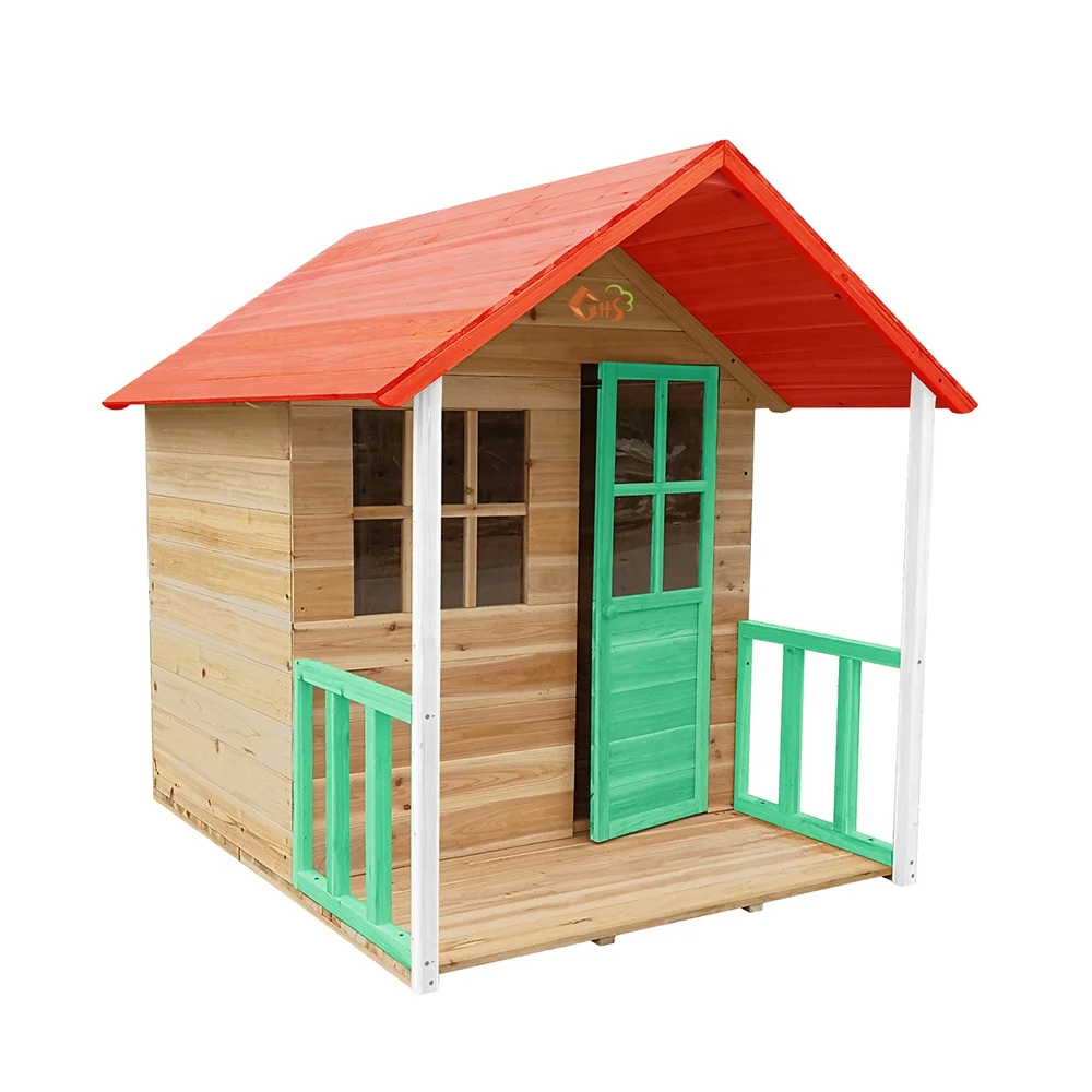 Kids House Wooden Baby Playing House For Boys And Girls