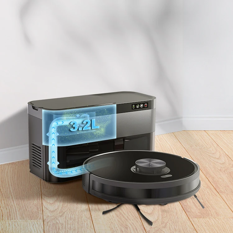 Vacuums Aspirateur 2700pa Suction 300mL Dustbin Capacity Laser Navigation Robot Vacuum Cleaner With Mopping Function