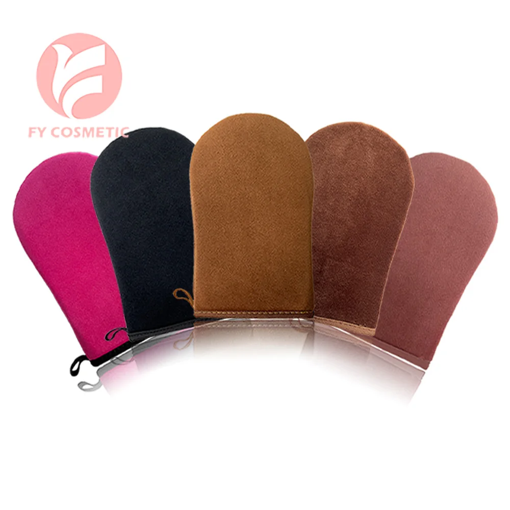 Ready to Ship Hot in Europe Self Luxe Lotion De Bronzage Self Tanning Glove Mitts Tan Bronzage Spray Tanning Mitt Factory