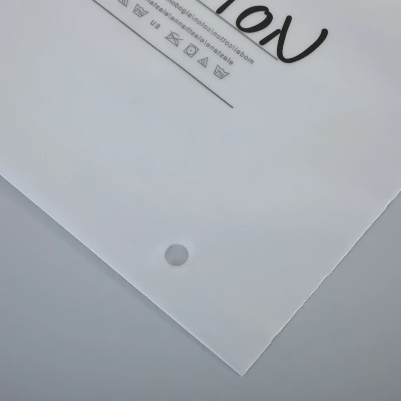 Hot Sale Matte Frosted Pvc Eva Slider Zipper Bag,Wholesale Custom Printed White Logo Reclosable Slider Plastic Bags